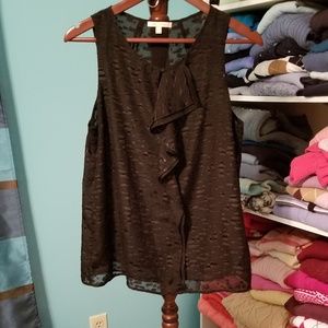 Ruffled Textured Tank